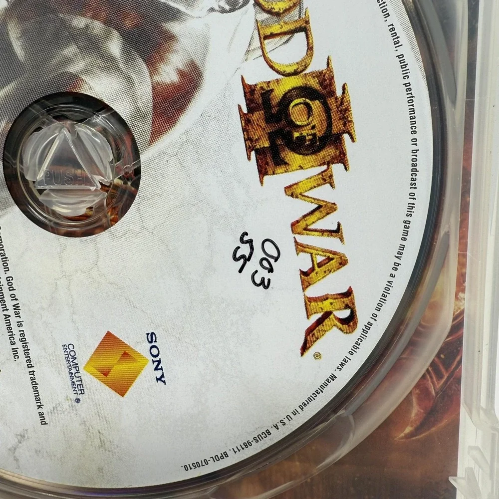 God Of War III Sony PlayStation 3 PS3 Video Game Complete CIB Tested Action Disc